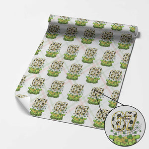 67 Soccer St Patricks Day Wrapping Paper Roll Funny Six Seven Gen Alpha Meme Drip TS14 Christmas Plaid Print Your Wear