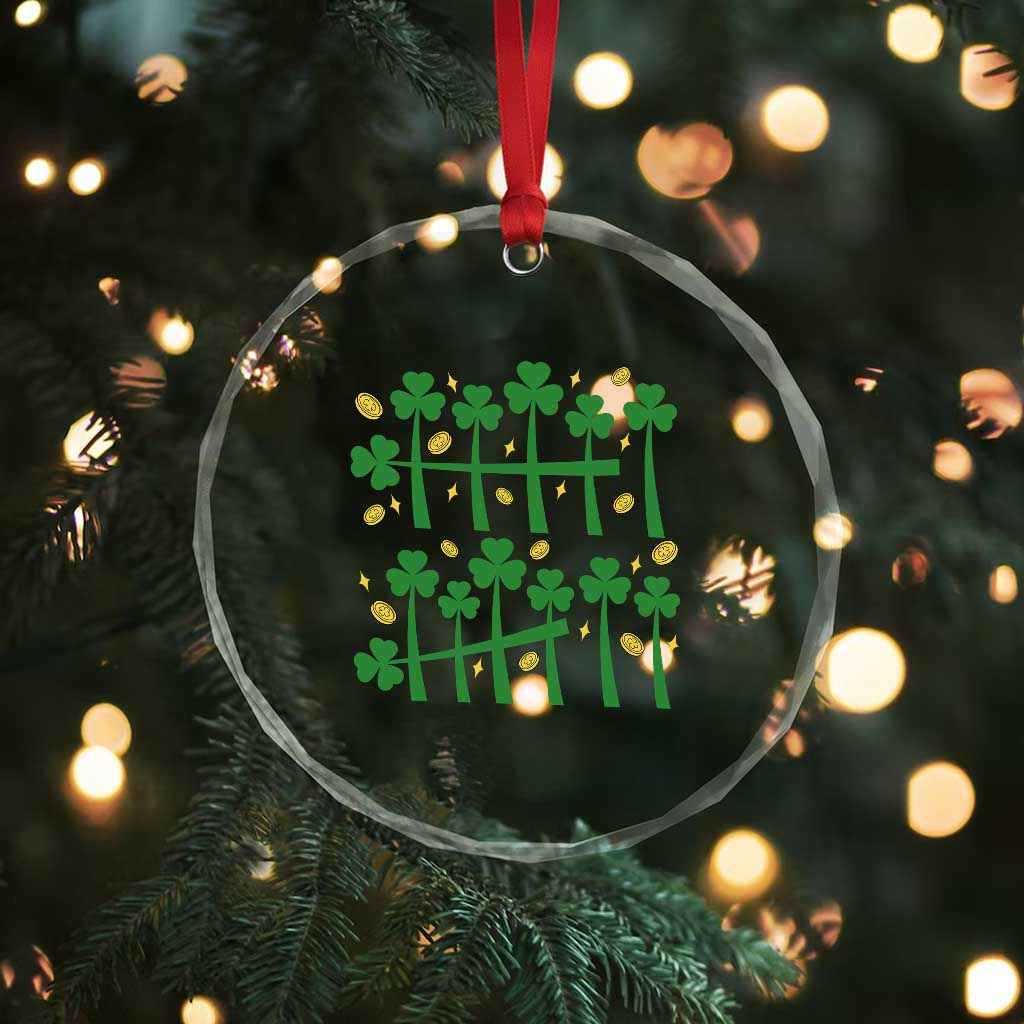 67 St Patricks Day Crystal Glass Ornament Funny Six Seven Gen Alpha Meme TS14 Print Your Wear