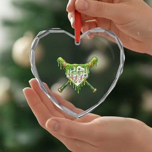 67 St Patricks Day Heart Crystal Glass Ornament Funny Six Seven Baseball Sport Party Meme TS14 Print Your Wear