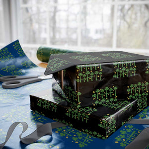 67 St Patricks Day Wrapping Paper Roll Funny Six Seven Gen Alpha Meme TS14 Black Print Your Wear