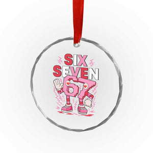67 Valentines Crystal Glass Ornament Funny Six Seven Brainrot Meme TS14 Print Your Wear