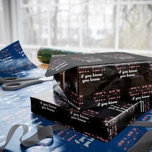 67 Valetines Meme Wrapping Paper Roll Funny Six Seven If You Know TS14 Black Print Your Wear