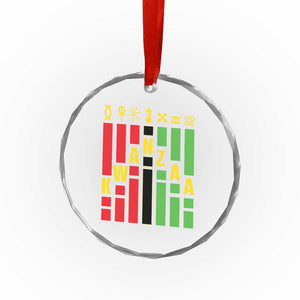 7 Principles Of Kwanzaa African American Crystal Glass Ornament TS09 Print Your Wear