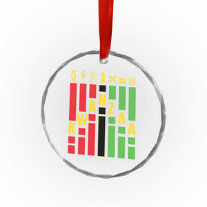 7 Principles Of Kwanzaa African American Crystal Glass Ornament TS09 Print Your Wear