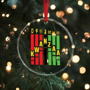 7 Principles Of Kwanzaa African American Crystal Glass Ornament TS09 Print Your Wear
