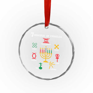 7 Principles Of Kwanzaa African American Xmas Crystal Glass Ornament TS09 Print Your Wear