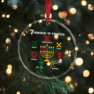 7 Principles Of Kwanzaa African American Xmas Crystal Glass Ornament TS09 Print Your Wear