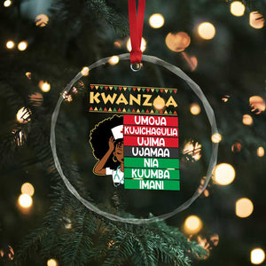 7 Principles Of Kwanzaa Crystal Glass Ornament Nurse Pride African American Heritage Gift TS12 Print Your Wear