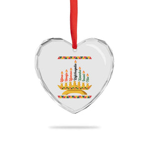 7 Principles Of Kwanzaa Heart Crystal Glass Ornament Festival Of Lights African Heritage Gift TS12 Print Your Wear