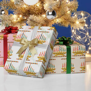 7 Principles Of Kwanzaa Wrapping Paper Roll Festival Of Lights African Heritage Gift - Print Your Wear