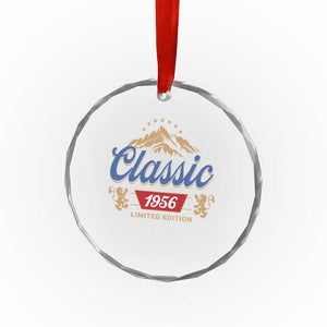 70th Birthday Beer Classic 1956 Limited Edition Crystal Glass Ornament Funny Gifts for 70 Year Olds