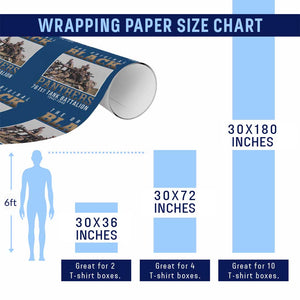 761st Tank Battalion Tribute Wrapping Paper Roll Black Panthers WW2 Heroes TS02 Print Your Wear