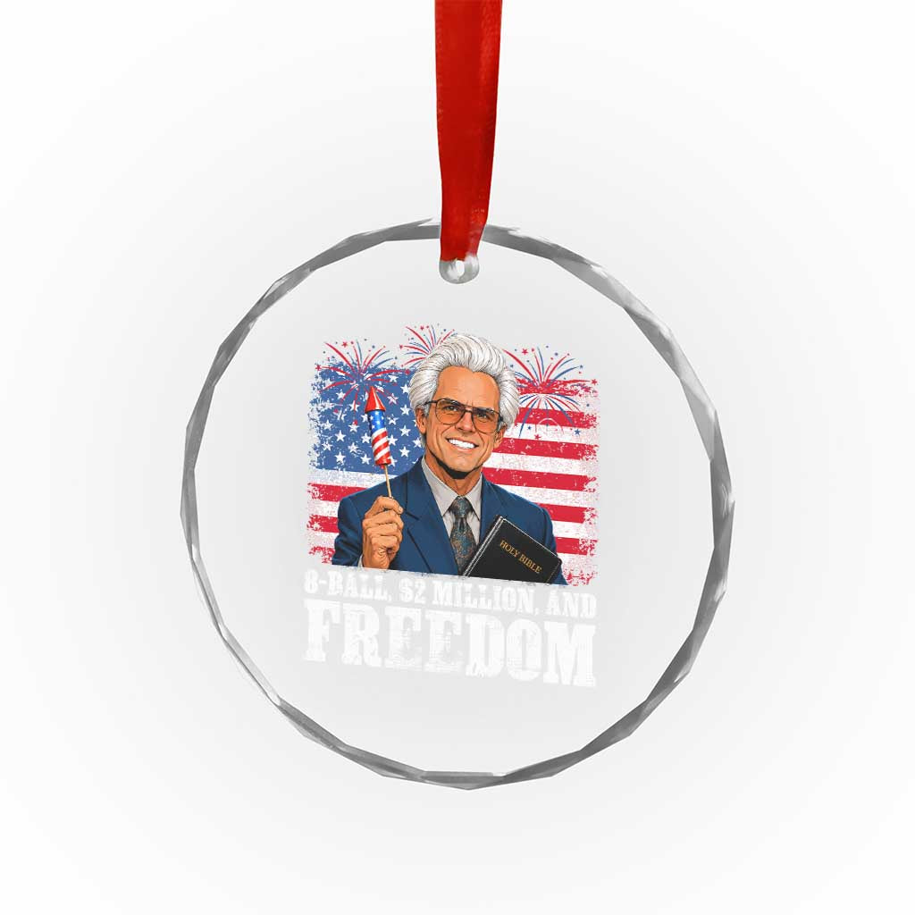 8 Ball 2 Million Dollars And Freedom Crystal Glass Ornament Billy Meme Baby 4th of July TS11 Print Your Wear