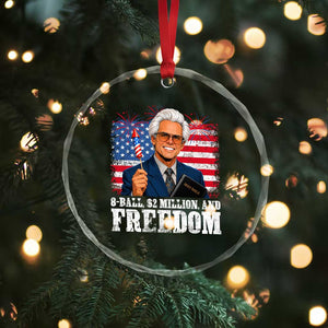 8 Ball 2 Million Dollars And Freedom Crystal Glass Ornament Billy Meme Baby 4th of July TS11 Print Your Wear