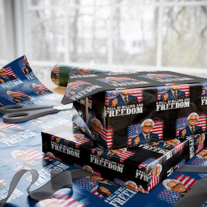8 Ball 2 Million Dollars And Freedom Wrapping Paper Roll Billy Meme Baby 4th of July