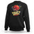 80s Bowling Sweatshirt That's Some Bowlshit Neon Retro Ball Pins Strike Spilt TS11 Black Print Your Wear