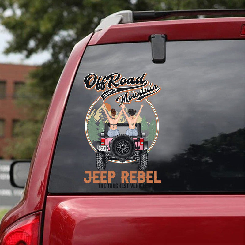 Personalized JP Girl Decal , Off Road Mountain Adventure, Gift For Journey Girlss CTM package 13x13cm Custom - Printyourwear