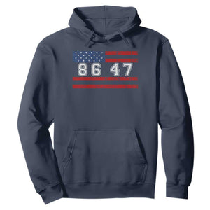 86 47 Hoodie Impeach 47th President US Flag 8647 TS10 Navy Print Your Wear