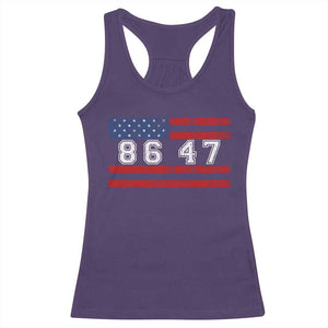 86 47 Racerback Tank Top Impeach 47th President US Flag 8647 TS10 Purple Print Your Wear