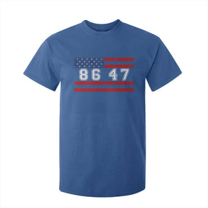 86 47 T Shirt For Kid Impeach 47th President US Flag 8647 TS10 Royal Blue Print Your Wear