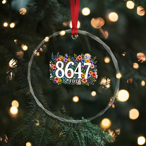 86 47 Floral Boho Style Crystal Glass Ornament Subtle FDT TS14 Print Your Wear
