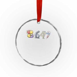 8647 Medical Professions Resist Graphic Crystal Glass Ornament Healthcare Worker Freedom TS12 Print Your Wear