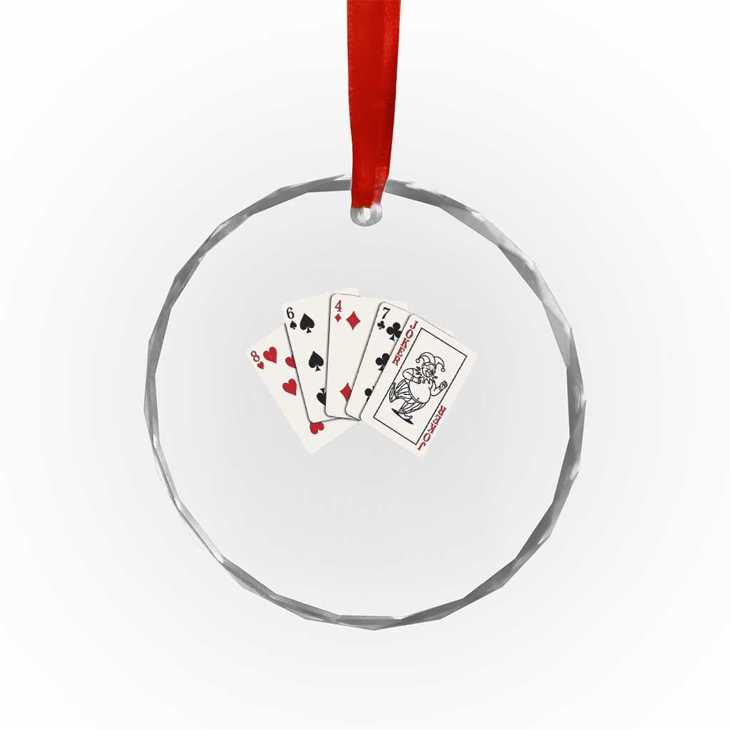 8647 Protest Playing Cards Crystal Glass Ornament Liberal Activist Anti Trump Graphic TS12 Print Your Wear