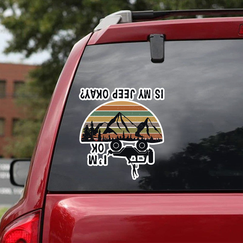 Personalized JP Decal Im Ok Is My JP Okay Christmas CTM package 13x13cm Custom - Printyourwear