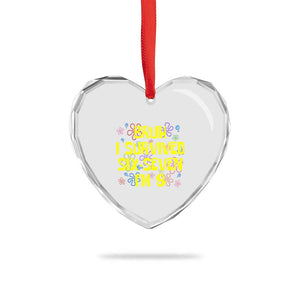 8th Birthday Heart Crystal Glass Ornament Im 8 Year Old Bruh I Survived 67 Colorful Bubble Flower TS10 Print Your Wear