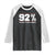 92 Percent Black Woman Power Raglan Shirt 92% Our Unity Is Our Strength TS10 Black White Print Your Wear