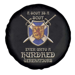 A Scot Is A Scot Even Unto A Hundred Generation Spare Tire Cover Scottish Pride TS11 Print Your Wear