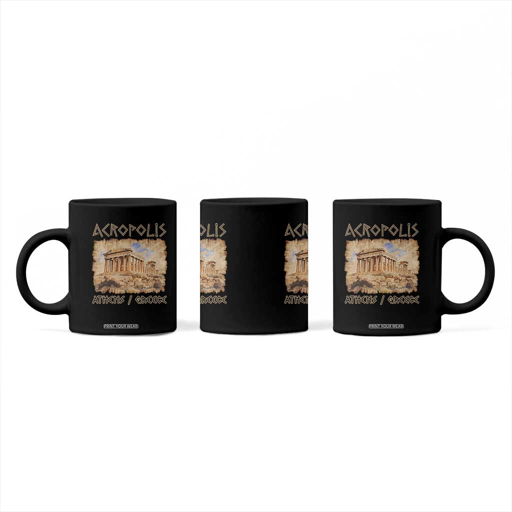 Acropolis Athens Greece Souvenir Greek Parthenon Coffee Mug TS09 Print Your Wear