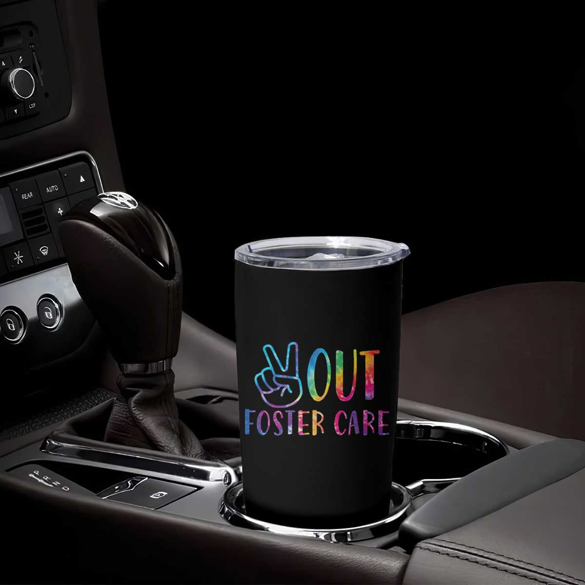 Adoption Foster Parents Tumbler Cup Peace Out Foster Care TS11 Print Your Wear