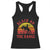African American Black Cowboy Racerback Tank Top Black On The Range Rodeo TS11 Black Print Your Wear