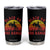 African American Black Cowboy Tumbler Cup Black On The Range Rodeo TS11 Black Print Your Wear