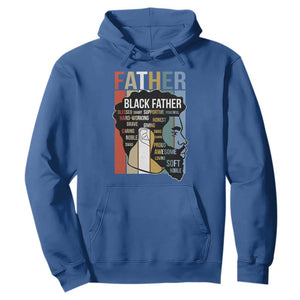 African American Black Father Hoodie Fathers Day Juneteenth TS11 Royal Blue Print Your Wear