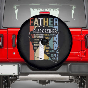 African American Black Father Spare Tire Cover Fathers Day Juneteenth TS11 Black Print Your Wear