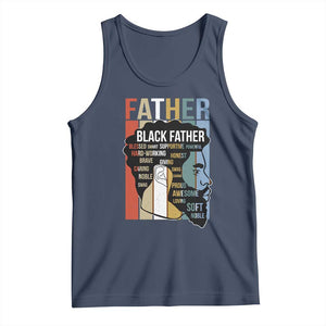 African American Black Father Tank Top Fathers Day Juneteenth TS11 Navy Print Your Wear