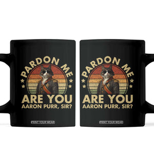 Alexander Hamilton Cat Coffee Mug Funny Gifts For Fans Cat Lovers TS10 Black Print Your Wear