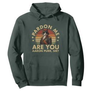 Alexander Hamilton Cat Hoodie Funny Gifts For Fans Cat Lovers TS10 Dark Forest Green Print Your Wear