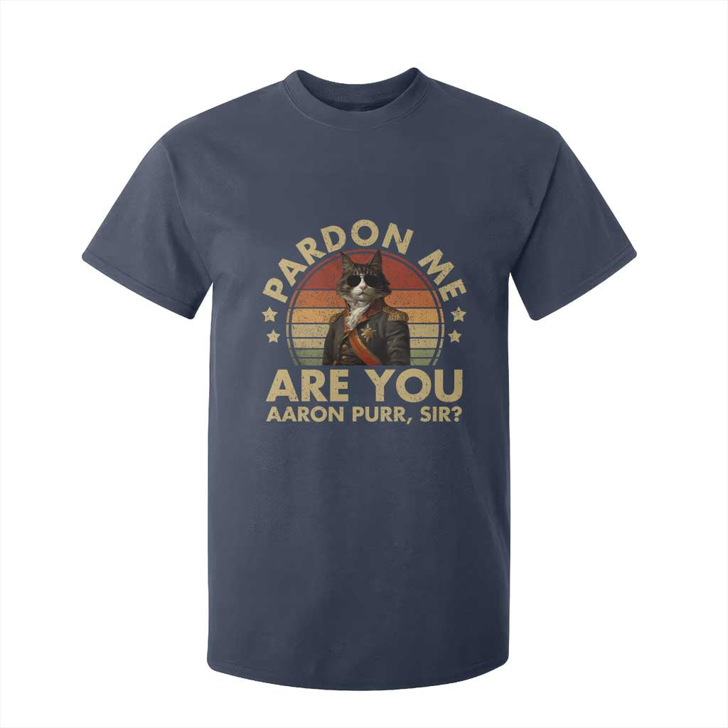 Alexander Hamilton Cat T Shirt For Kid Funny Gifts For Fans Cat Lovers TS10 Navy Print Your Wear