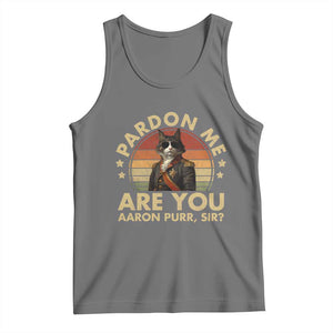 Alexander Hamilton Cat Tank Top Funny Gifts For Fans Cat Lovers TS10 Black Heather Print Your Wear