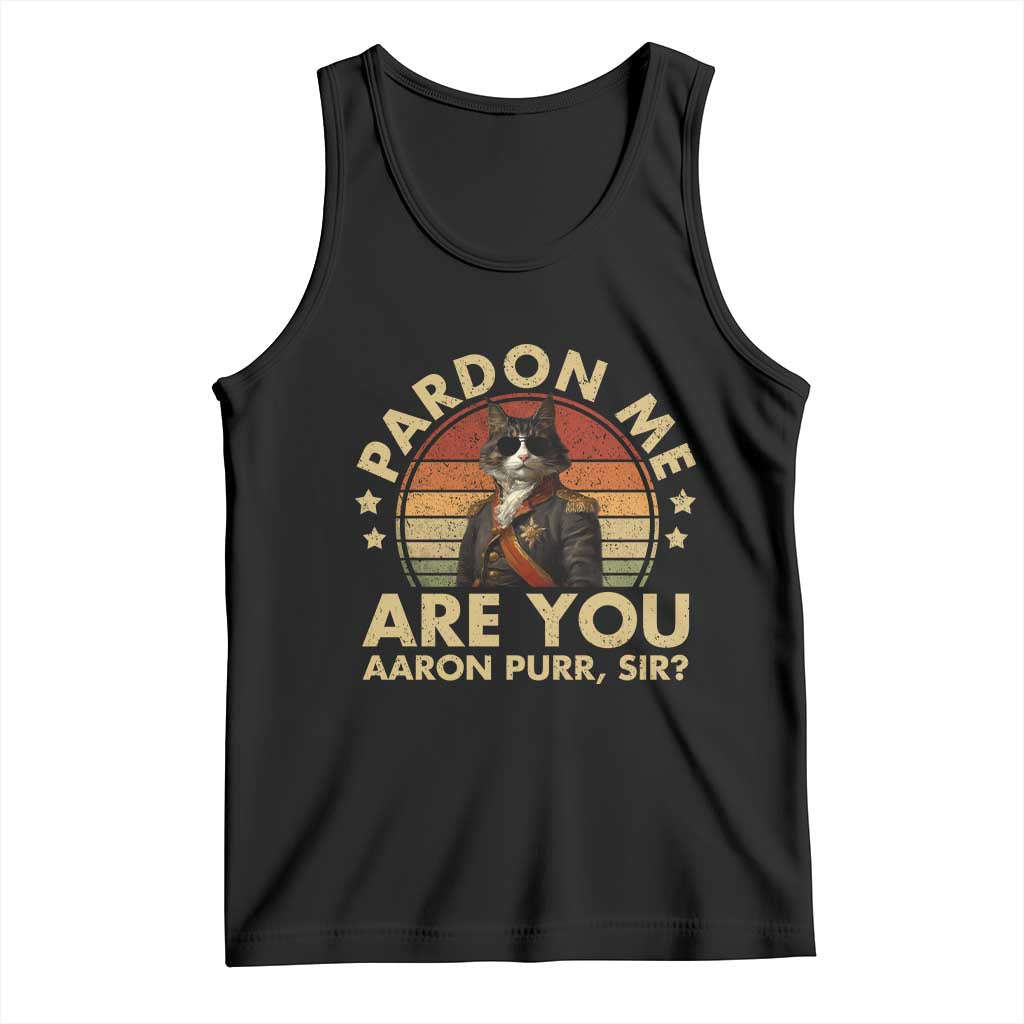 Alexander Hamilton Cat Tank Top Funny Gifts For Fans Cat Lovers TS10 Black Print Your Wear