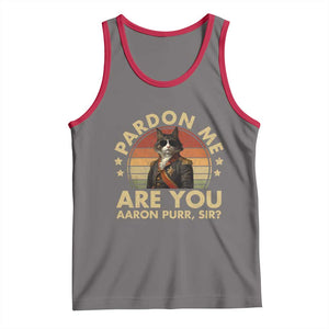 Alexander Hamilton Cat Tank Top Funny Gifts For Fans Cat Lovers TS10 Deep Heather Red Print Your Wear