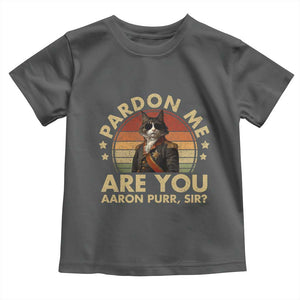 Alexander Hamilton Cat Toddler T Shirt Funny Gifts For Fans Cat Lovers TS10 Dark Heather Print Your Wear