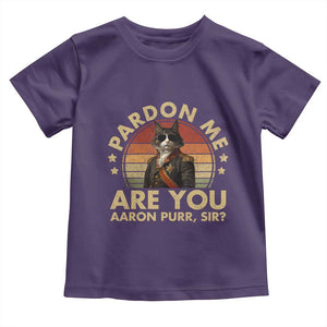 Alexander Hamilton Cat Toddler T Shirt Funny Gifts For Fans Cat Lovers TS10 Purple Print Your Wear