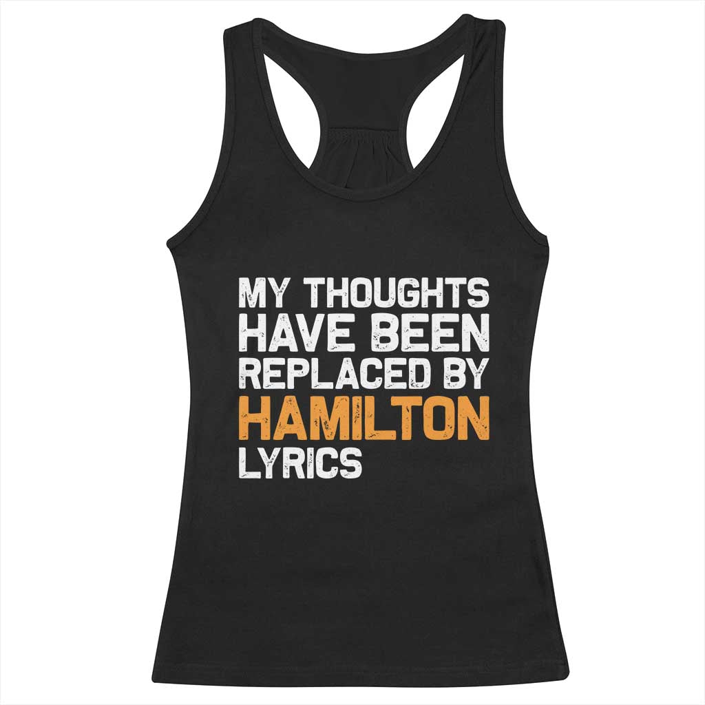 Alexander Hamilton Racerback Tank Top American Musical Gift TS10 Black Print Your Wear