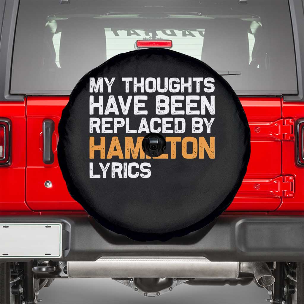 Alexander Hamilton Spare Tire Cover American Musical Gift TS10 Black Print Your Wear