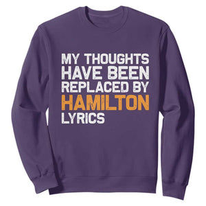 Alexander Hamilton Sweatshirt American Musical Gift TS10 Purple Print Your Wear