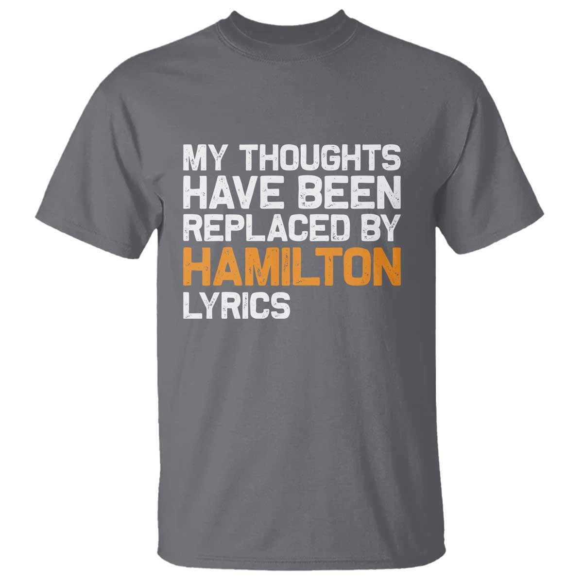 Alexander Hamilton T Shirt American Musical Gift TS10 Charcoal Print Your Wear